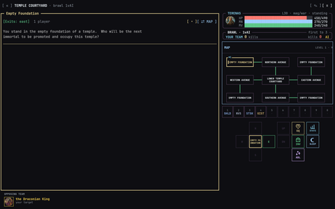 The brawl screen